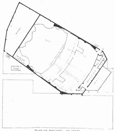 United Artists Theatre - Ua Detroit Balcony Floor Plan From John Lauter (newer photo)